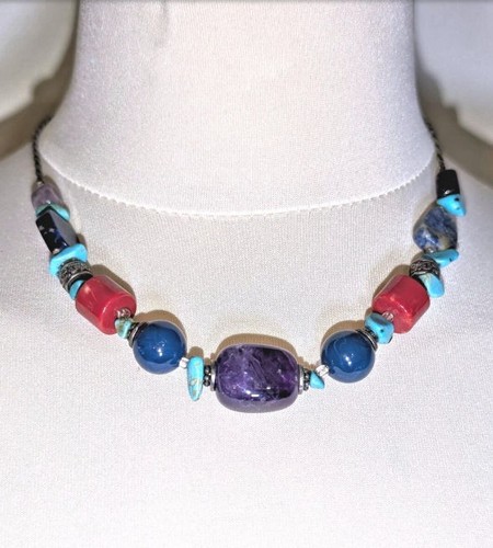 Sterling silver amethyst - sterling,