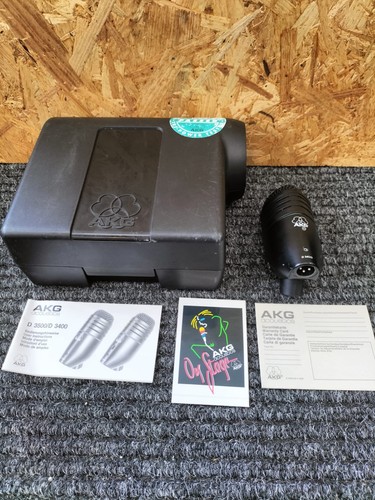 Akg d3400 vintage microphone - akg,