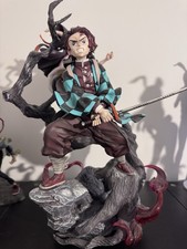 Zuoban Tanjiro & Nezuko Demon Slayer Resin Statue 1/6 Scale Damaged