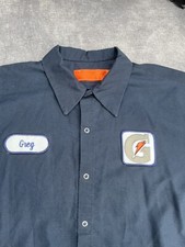 Vintage Red Kap GATORADE  Worker Chore Rockabilly Bowling Style Shirt XXL (920)