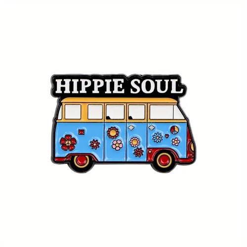 Hippie bus pin - bus, pin,