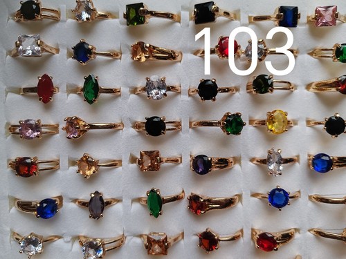 100x mixed fashion rings job - 100x,