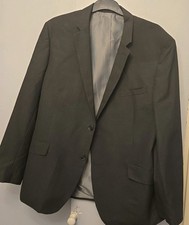 Mens Dark Grey Suit Jacket F&F