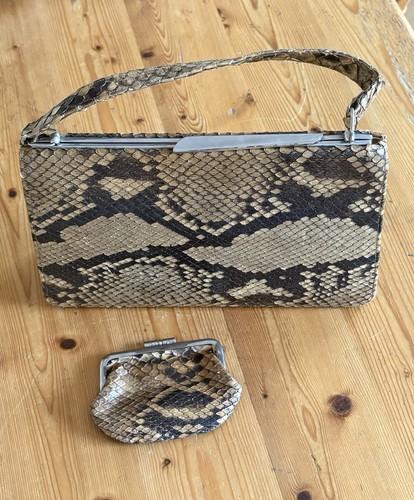 Vintage 1940 snake skin - vintage,