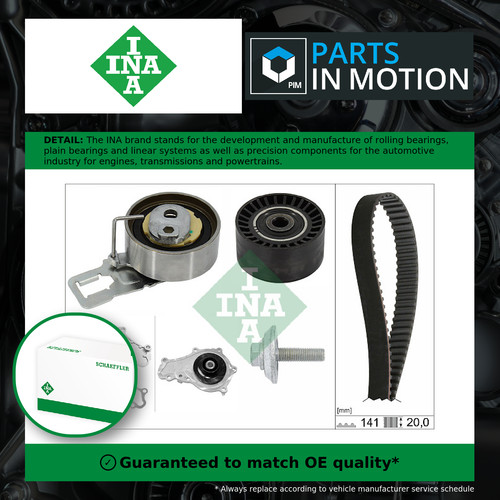 Timing belt water - water, kit