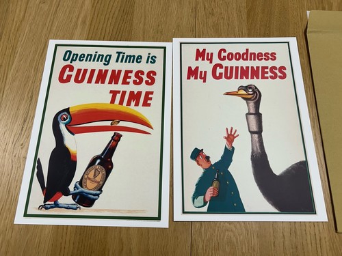 Guinness prints set - a4, 2