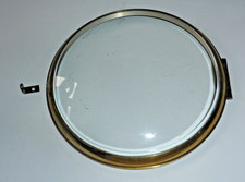 Vintage brass hinged glazed