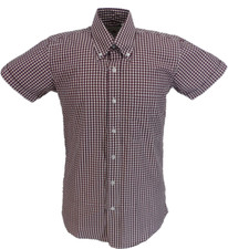Relco Short Sleeved Burgundy