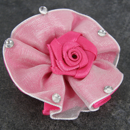 Satin rosebuds felt - satin,
