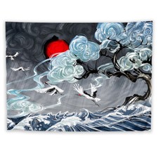 Japanese Painting Tapestry Art Wall Hanging Sofa Table Bed Cover Poster