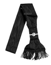 Masonic Knight Templar KT Black Sash High Quality Brand New