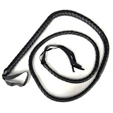 Sexy Black Leather Bull Whip