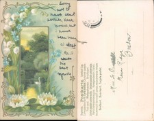 Floral scene with swan EAW Nature