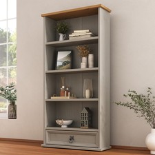Corona Grey DVD Rack 1 Drawer
