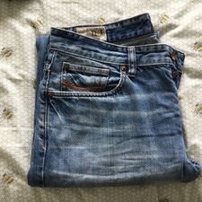 Vintage Ted Baker 13 Bakers Dozen Distressed Jeans W32 LR Blue Frayed Hems