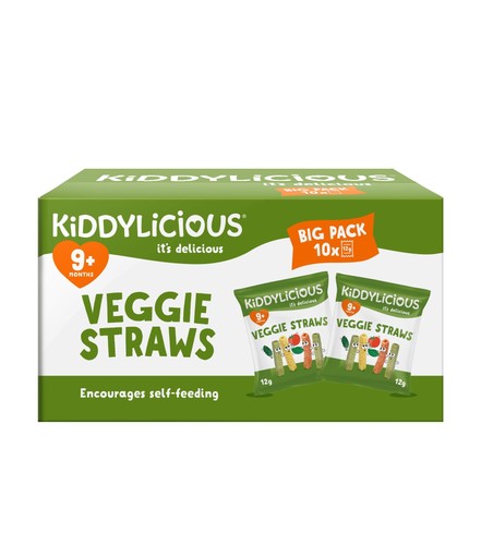 Kiddylicious veggie straws box - straws,