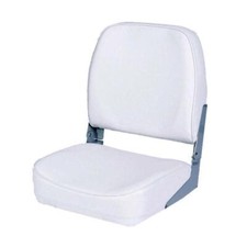 Folding Boat Seat White Marine