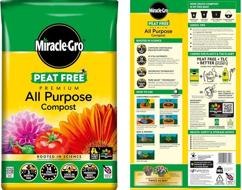 Miracle gro 40l - 40l, peat