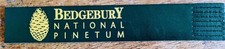 Bedgebury National Pinetum ? Kent Green Leather Bookmark EXCELLENT! A175