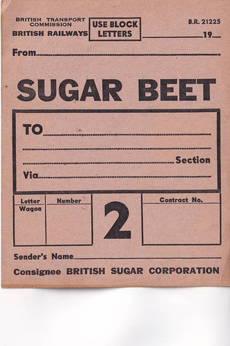 British railways wagon - british, label