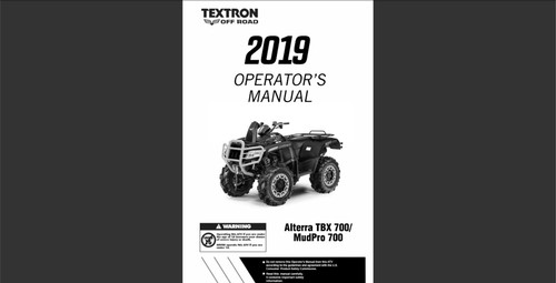 2019 artic cat alterra - tbx, 700