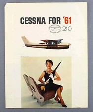 CESSNA 210 VINTAGE MANUFACTURERS SALES BROCHURE 1961
