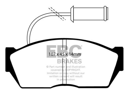 Front brake pad set atw - set,