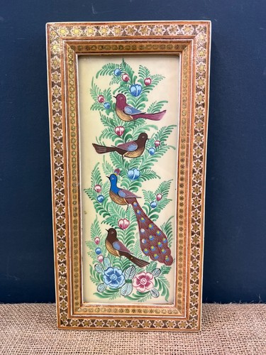 Vintage hand painted persian - hand,