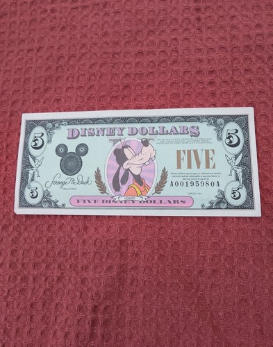 1994 five dollar disney - 1994,,