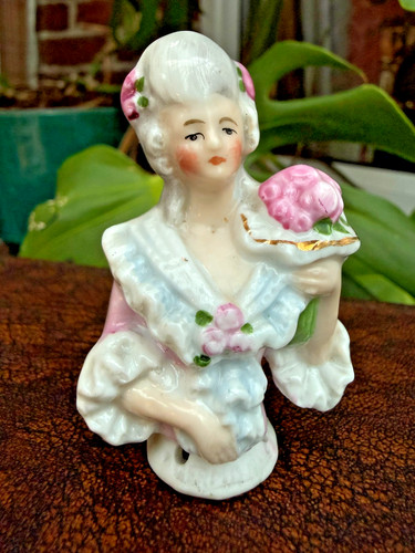 Antique porcelain half doll - antique,