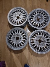 GENUINE SET FORD SIERRA RS COSWORTH ALLOY WHEELS OFF 3 DOOR CAR