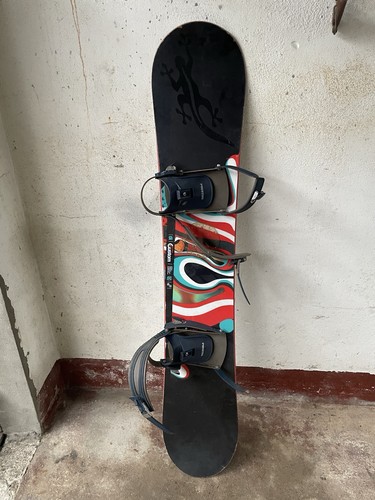 Snow board and bindings - snow,