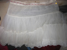    lace hem frilly 
