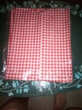 Red Gingham 54 x 54" Vinyl