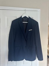 Mens New Zara Navy Blazer-