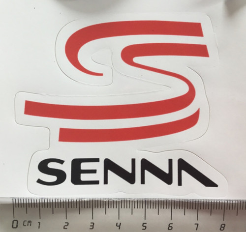 Sticker decal ayrton - sticker, senna