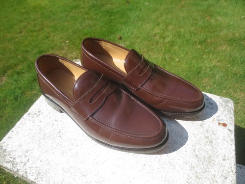 Handmade brown leather - brown, mens