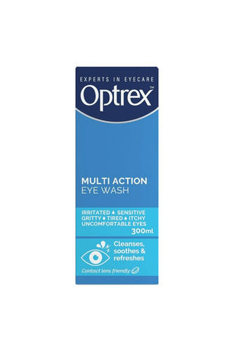 Optrex eye wash with - with,