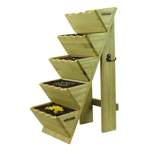 Tier wooden garden - garden, flower