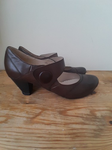 Vintage clarks brown leather - vintage,