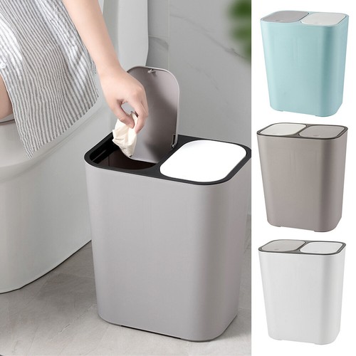 Double trash can - double,
