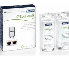 DeLonghi Descaler Cleaner EcoDecalk  Coffee Machine - 2 X 100ml