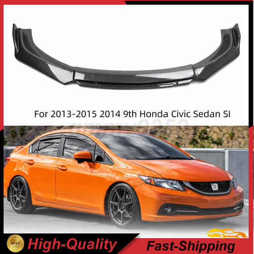 Carbon fiber look front bumper - fiber,