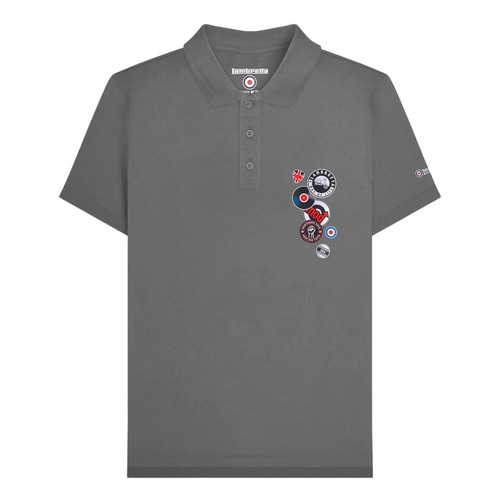 Lambretta mens badge polo - lambretta,