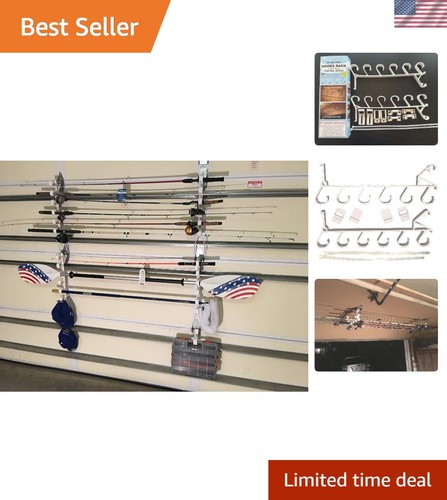 Garage door storage rack - garage,