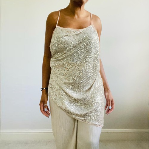 Zara silver asymmetric - silver,
