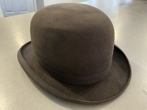 Classic vintage brown bowler - classic,