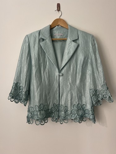 Gina bacconi pale blue beaded - gina,