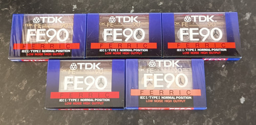 Tdk fe90 c90 audio - x,