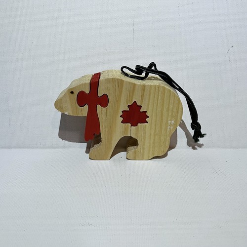 Polar bear puzzle ornament - bear,